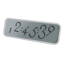 Ceas decor Lexon Script Pearl XL
