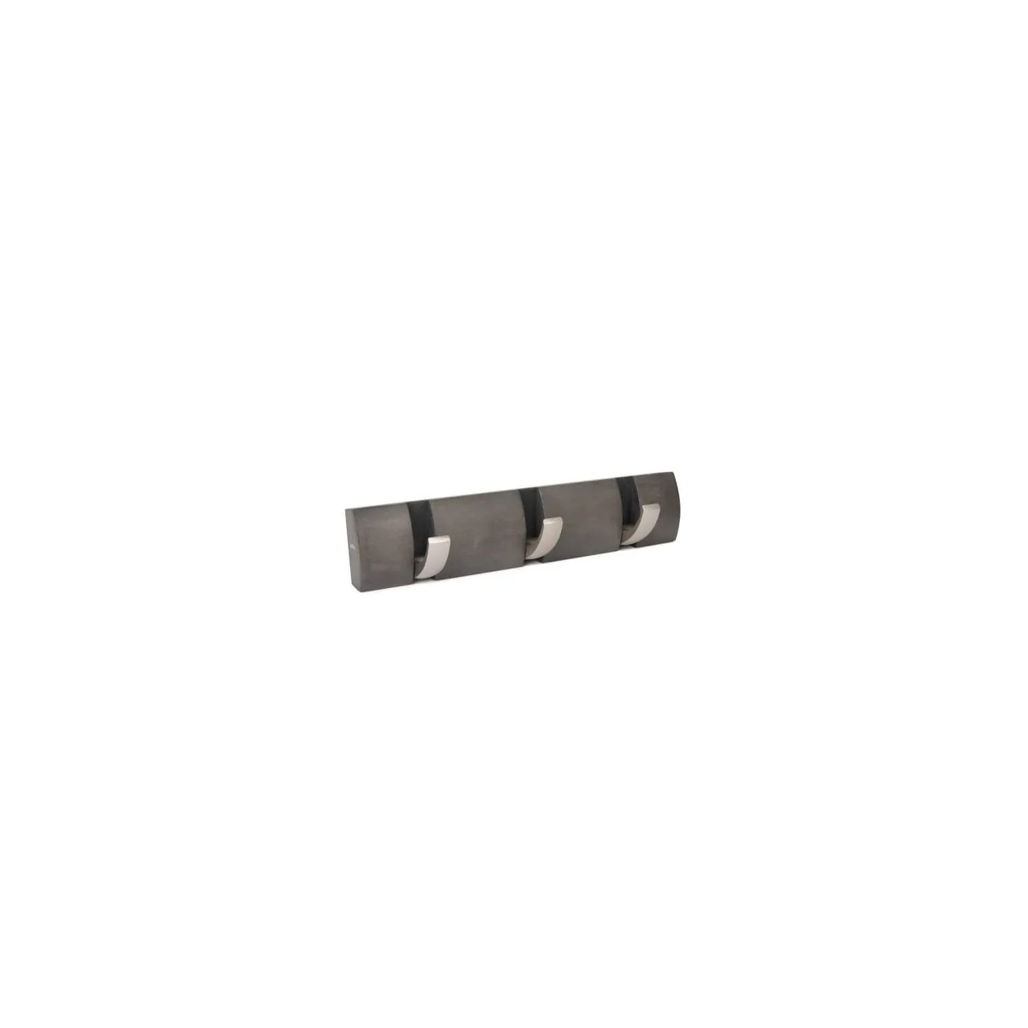 Cuier cu 3 carlige rabatabile Umbra Flip gri