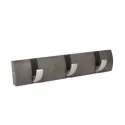 Cuier cu 3 carlige rabatabile Umbra Flip gri