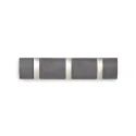 Cuier cu 3 carlige rabatabile Umbra Flip gri